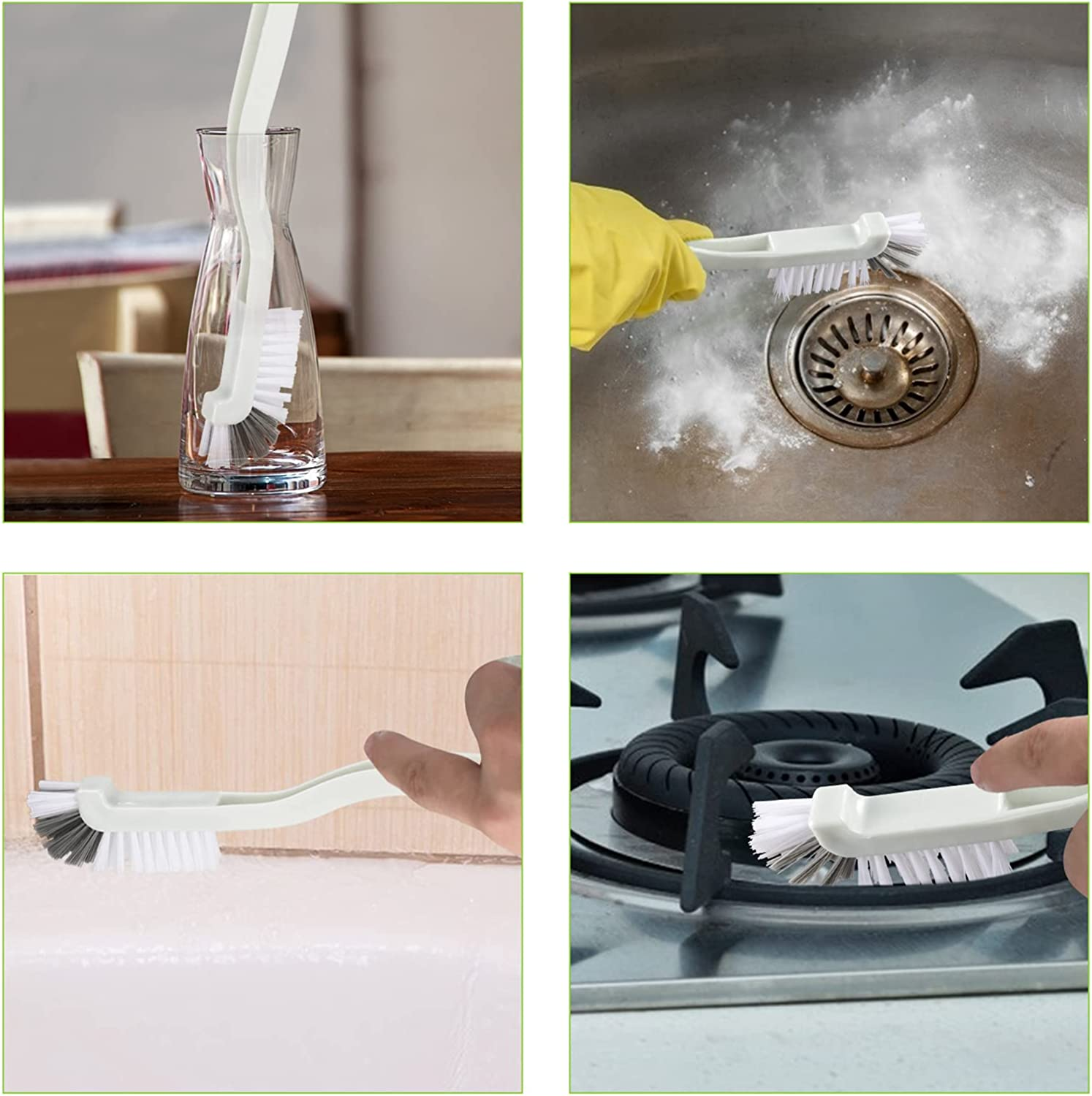 8 Pack Grout Cleaner Brush, Handheld Groove Gap Cleaning Tools Tile Joint Scrub eBay