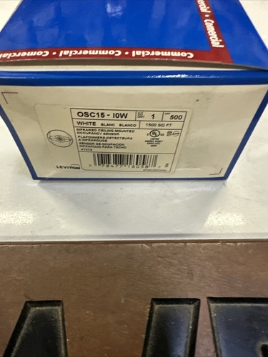 Leviton Occupancy Sensor White 1500 Sq Ft OSC15-10W E65 - Picture 2 of 2