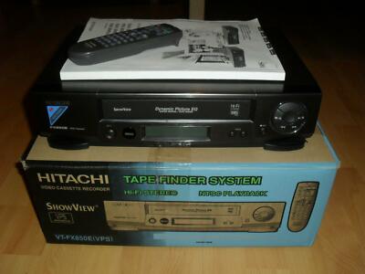 Hitachi VT-FX850E VHS-Videorecorder, komplett in OVP, 2 Jahre Garantie