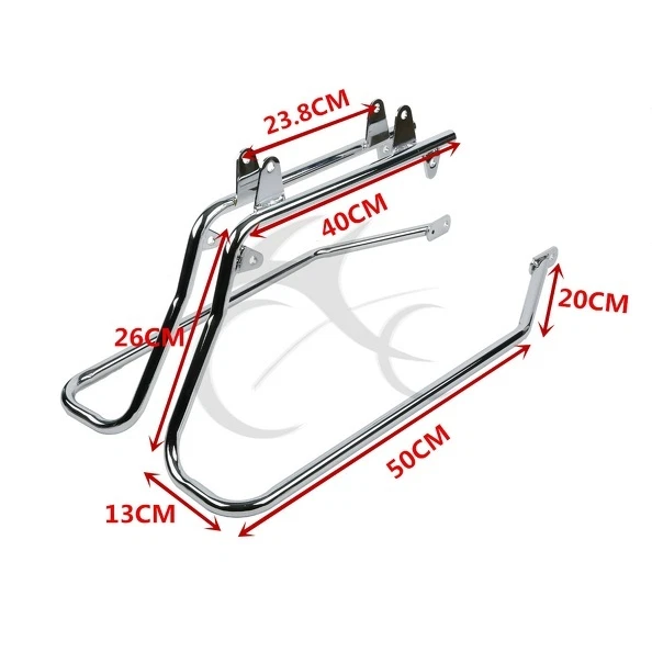 Alforjas rígidas alforjas y soporte de conversión para Harley Softail Heritage Foto 4 de 4