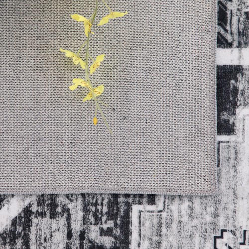 Beautiful Hallway Runner Rug Charcoal Grey Entry Way Carpet Washable 80x300cm - Picture 9 of 10