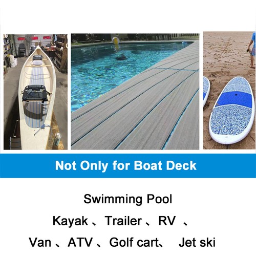 Gray Blue Boat Flooring EVA Foam Decking Sheet 5.5mm Fuax Teak Deck Floor Mat - Picture 16 of 20