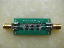433MHZ Low-Pass Filter LPF RF HF Radio Lowpass 7th-order Elliptic Function 470M