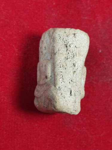 Old Thai Amulet Buddha Phra Somdej pim Kutsa 2 faces LP PUEK Luck Wealth Rich - Picture 4 of 5