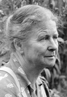 Elisabeth Muller writer 1958 Old Historic Photo 2