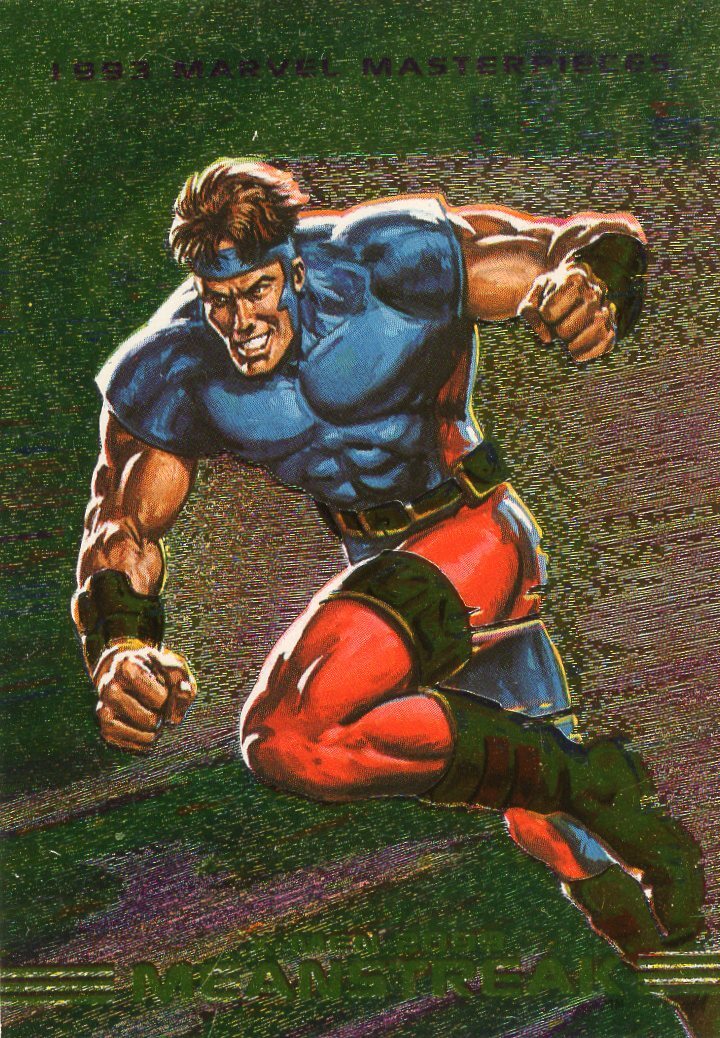 アメキャラ　マステ 1993 Marvel Masterpieces X-Men 2099 Meanstreak Foil Chase card