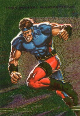 1993 Marvel Masterpieces X-Men 2099 Meanstreak Foil Chase card