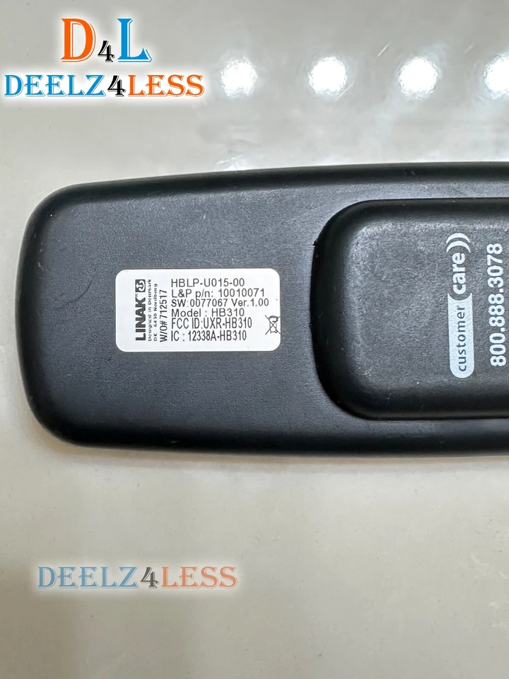 Leggett and Platt OKIMAT Adjustable Base Replacement Remote Control Model HB310 - Image 4 of 4