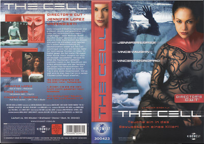 The Cell - Jennifer Lopez, Vince Vaughn, Vincent D'Onofrio -  FSK 18 (VHS Casset