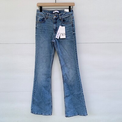 ZARA】RIDERS FLARED FIT DENIM PANTS JP30 FLARE FIT JEANS - Mid 