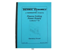 Thermal Dynamics CutMaster 50 Plasma Cutting Power Supply Operating Manual *943