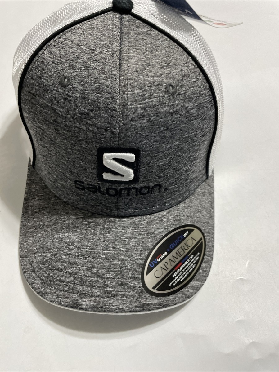 NWT Salomon Cap American Trucker Hat Cap Performance Strap Back