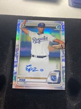 2020 Bowman Chrome ERICK PENA 1st REFRACTOR AUTO #CPA-EPE Autograph (381/499)