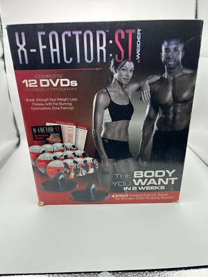 Weider X Factor ST Complete 12 DVDs Workout Program
