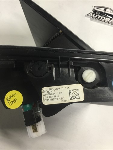 2012-2015 VW B7 Passat Console Storage Tray BRUSHED ALUMINUM GREY 561863284G OEM - Picture 3 of 4