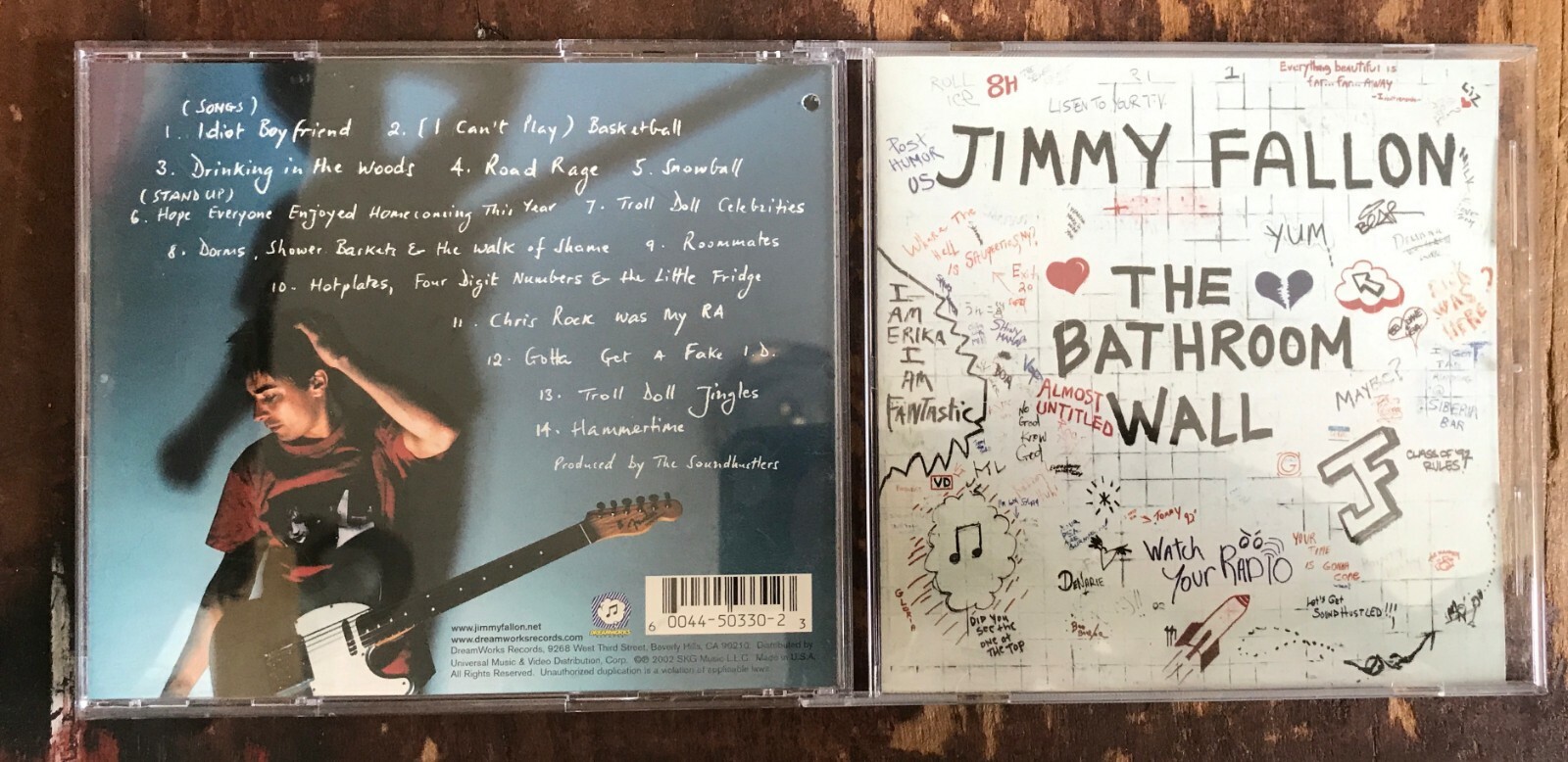 Jimmy Fallon The Bathroom Wall On CD SNL The Tonight Show! "Idiot