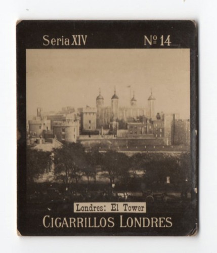 1900s Uruguay Photo Tobacco Card - Cigarrillos Londres S14 #14 Tower of London - 第 1/2 張圖片