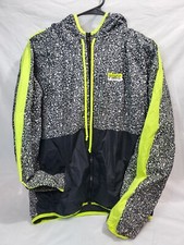 Victorias Secret Pink Zip Up Windbreaker Jacket Sz M-L Preowned As Pictured