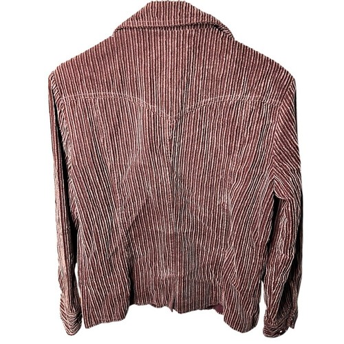 Cabela's Jacket Women's Medium Corduroy Ribbed Pockets Casual Outdoor Maroon - Picture 4 of 6