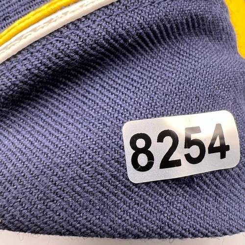 Cappello Indiana Pacers uomo 6 1/2 giallo navy Reebok NBA berretto aderente nuovo - Foto 6 di 8