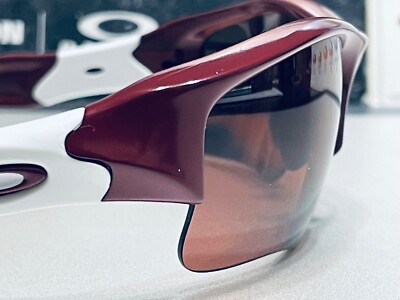 Oakley Flak Jacket 1.0 XLJ Damson Red w VR28 Polarized lenses