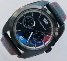 BMW Motorsport M Style Power Racing Performance Car Accessory Watch Chronograph