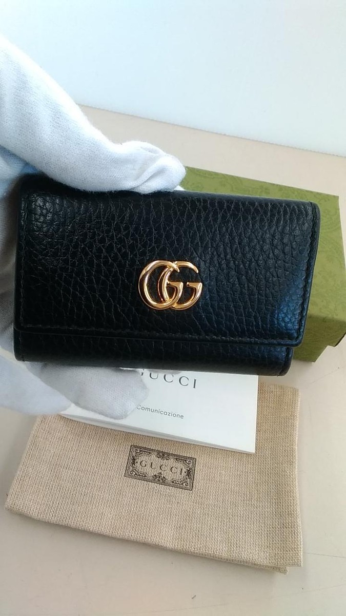 Gucci Marmont Gucci Black Key Pouch GUCCI GG Marmont Key Case