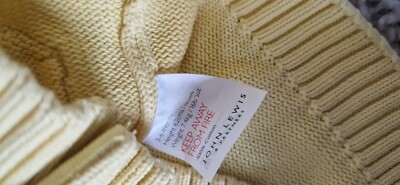 Cardigan Jaune Fille John Lewis - Taille 10 Ans (occasion Très Bon état)