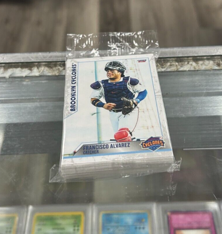 2021 CHOICE BROOKLYN CYCLONES COMPLETE TEAM SET SEALED W/ ALVAREZ