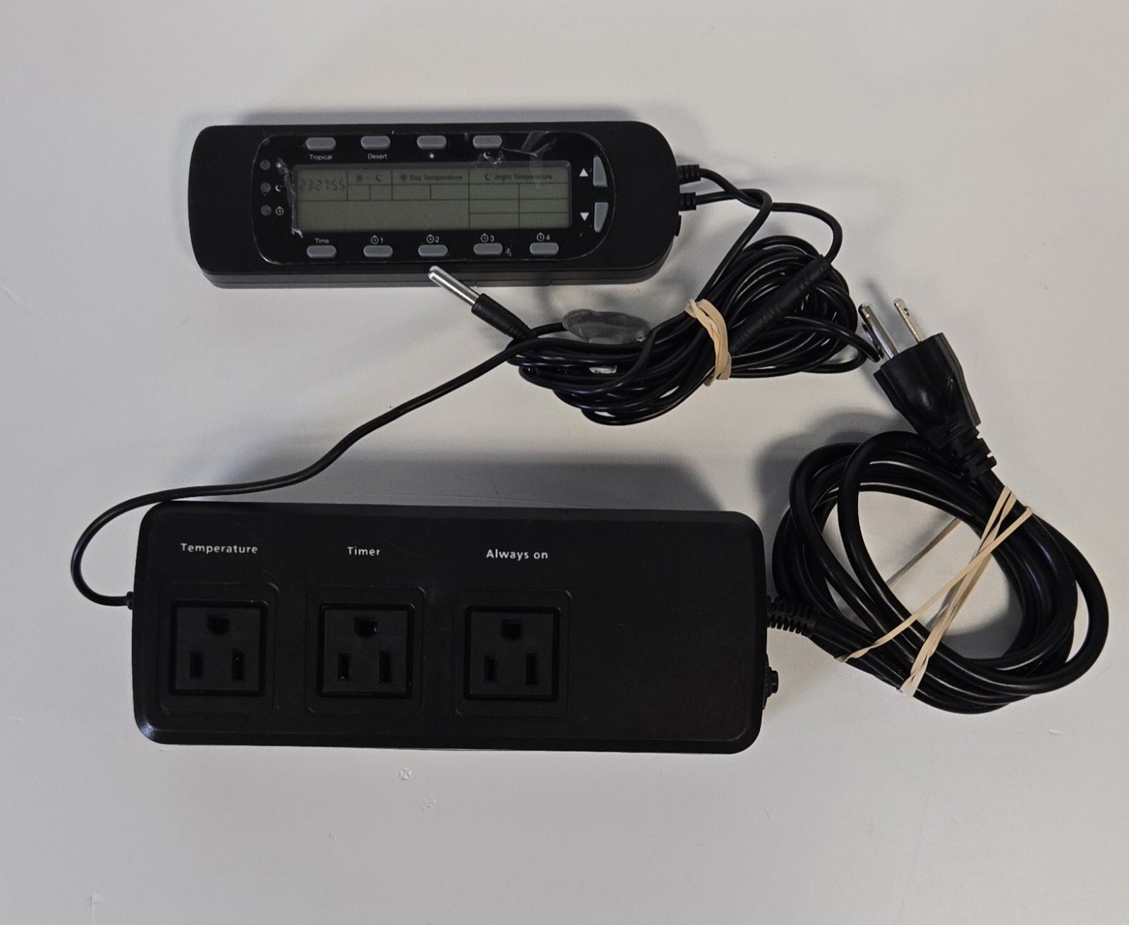 Repti Zoo EZ Thermostat Timer Controller Reptile Terrarium Automatic. THC-16