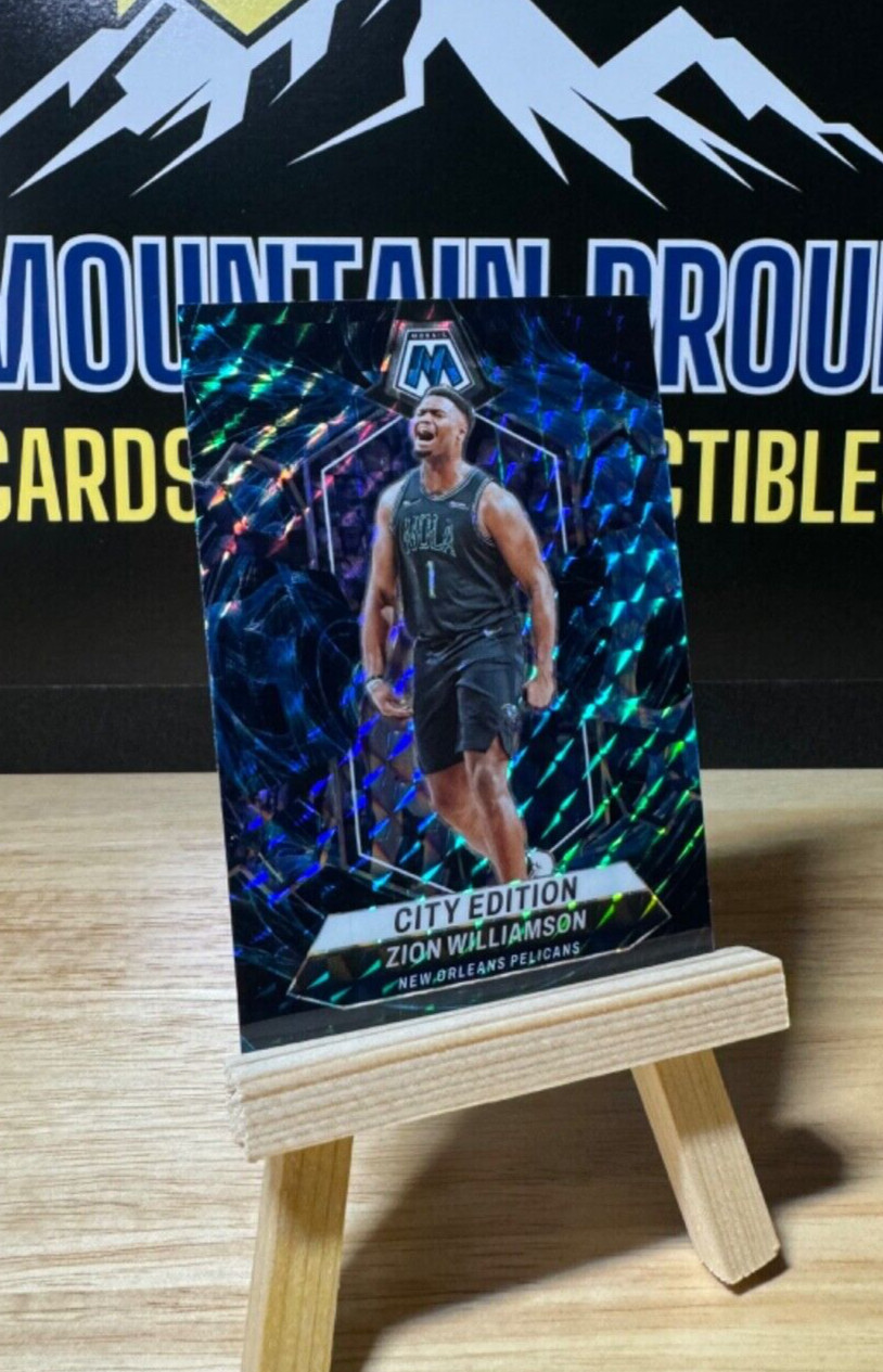 2023-24 MOSAIC ZION WILLIAMSON #271 - CITY EDITION GENESIS PRIZM - SSP CASE HIT