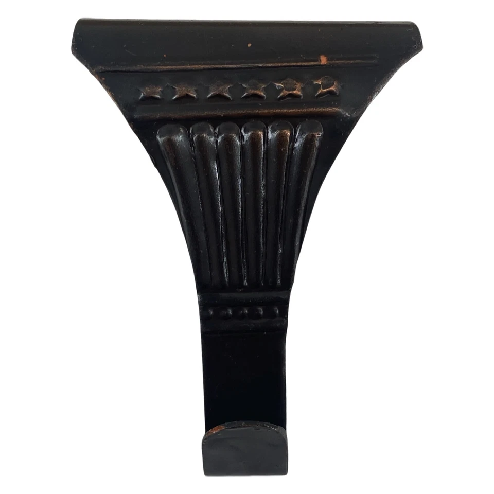 Gancho para riel de cuadros estilo victoriano en latón macizo Foto 3 de 4