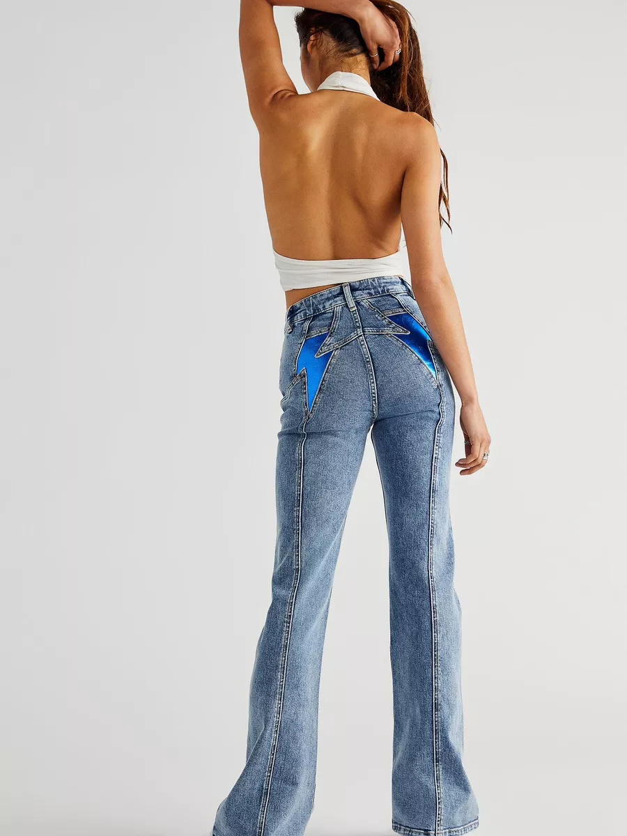 Free People Thunderbird Flare Jeans Size 34