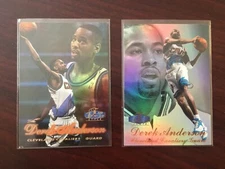 2 Derek Anderson flair showcase RC rookie row 2 and 3