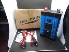 NEW 400W POWER INVERTER DC 12V TO AC 110V CAR 2 UNIVERSAL SOCKETS 4 USB CHARGERS