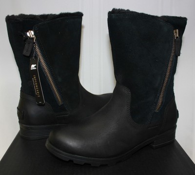 sorel women's emelie lace waterproof 100g winter boots