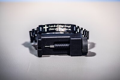 Metal Faith Bracelett with Link Remover