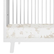 GOTS Certified Organic Cotton Fitted Crib Sheet Soft Breathable 28"x52", Saf...