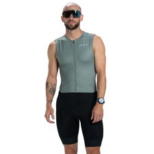 Zoot Men  s Core Sleeveless Tri Aero SLVS FZ Racesuit, Quick-Dry Sleeveless