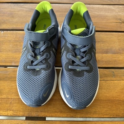Nike Renew Youth Kids Sneakers Unisex Size 3Y Gray Yellow, White