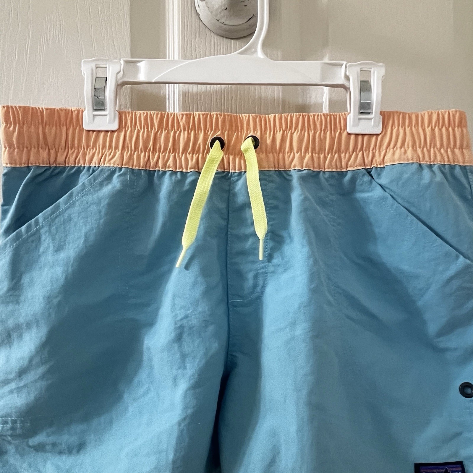 Patagonia Girls Costa Rica Baggies Shorts Iggy Blue 3" Inseam Size XXL 16-18 NWT thumbnail 5