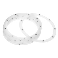 8" Drehbare Drehscheibe mit Kugellagern aus Stahl, Lazy Susan 0,06x6,89" 6stk