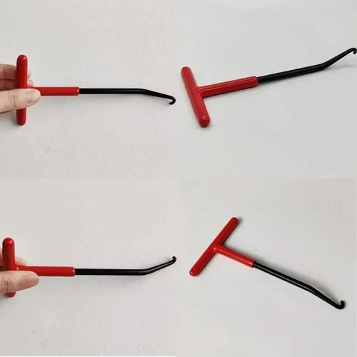 Spring Hook Tool Puller Installer T-bar Exhaust Pipe Stand Bike Motorcycle Car - Picture 3 of 22