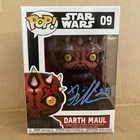 Funko Pop Star Wars Darth Maul #09 Signed By William O Neill