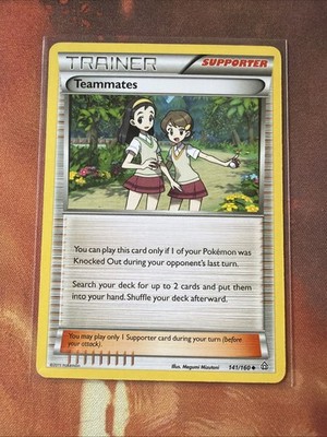 Pokemon Teammates 141/160 XY Primal Clash Set Regular Uncommon NM Card