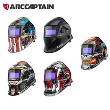 ARCCAPTAIN Large Viewing Screen Welding Helmet Auto Darkening with 4 Arc Sensor