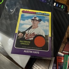 2024 Topps Heritage - Clubhouse Collection Relics #CCR-AHA Austin Hays (MEM)