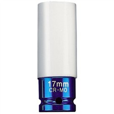 Image of Draper Expert HI-TORQ Wheel Nut Socket for Alloy Wheels, 1/2" Sq. Dr. (17mm)