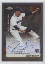 2019 Topps Chrome 1999 Topps Chrome 79/99 Justus Sheffield #99TCA-JS Auto in5
