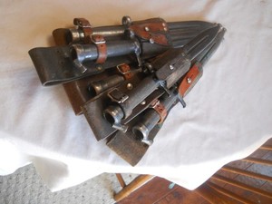 Swedish Model 1896 Mauser Bayonet w Scabbard & frog M1896 1938 Ljungmann AG42b